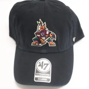 47 Brand Arizona Coyotes Cap Black OSFA