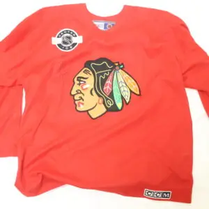 CCM NHL Center Ice Practice Jersey - Chicago Black Hawks - Jeremy Roenick AUTGRAPHED